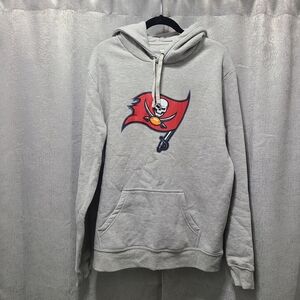 Tampa Bay Buccaneers Logo Pullover Hoodie Football Red Black Fanatics XL NWT